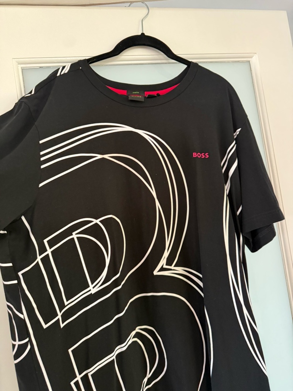 Boss Black Short-Sleeve Graphic Logo Tee